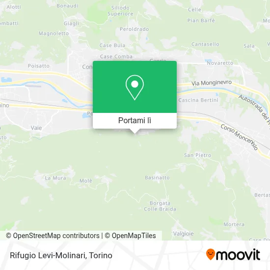 Mappa Rifugio Levi-Molinari