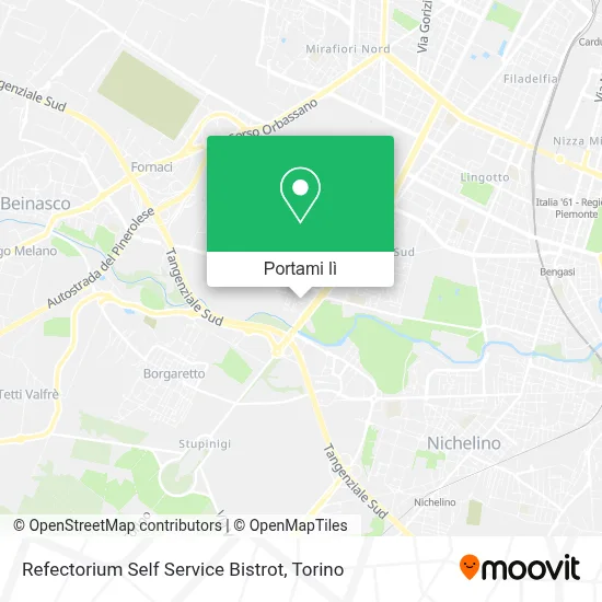 Mappa Refectorium Self Service Bistrot