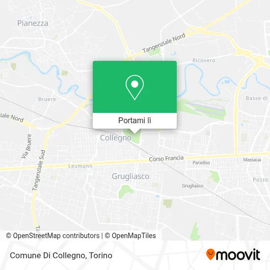 Mappa Comune Di Collegno