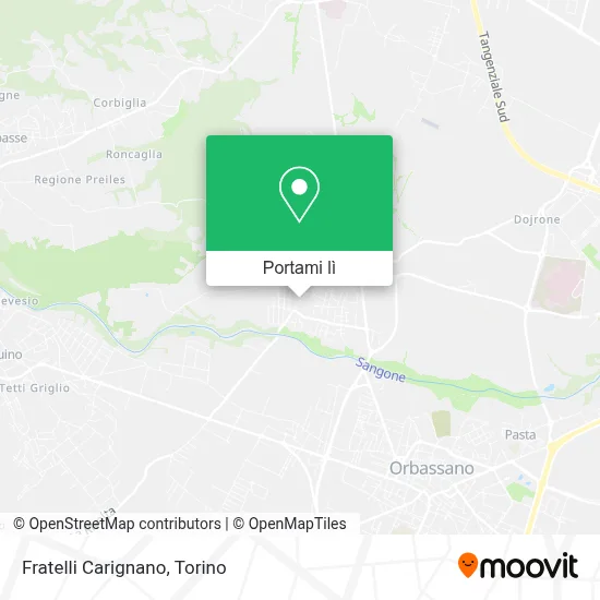 Mappa Fratelli Carignano