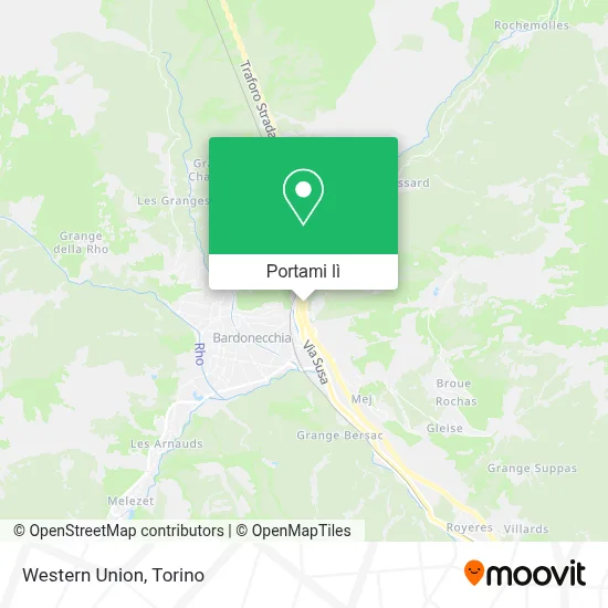 Mappa Western Union