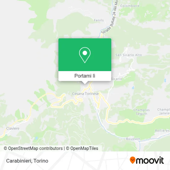 Mappa Carabinieri