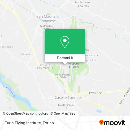 Mappa Turin Flying Institute