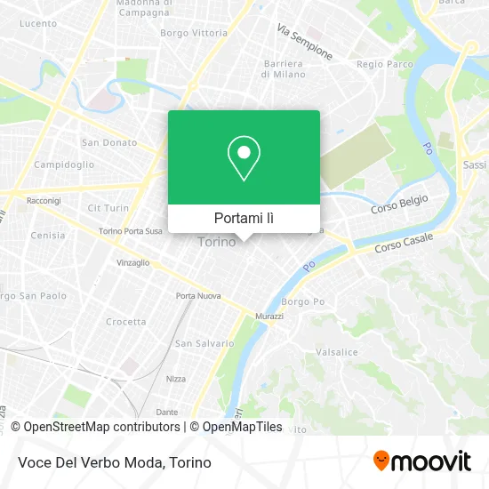 Mappa Voce Del Verbo Moda