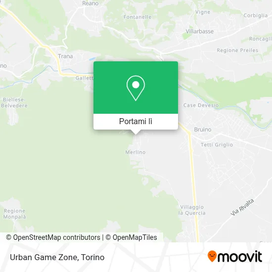 Mappa Urban Game Zone