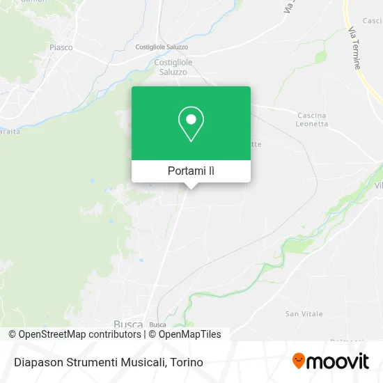 Mappa Diapason Strumenti Musicali