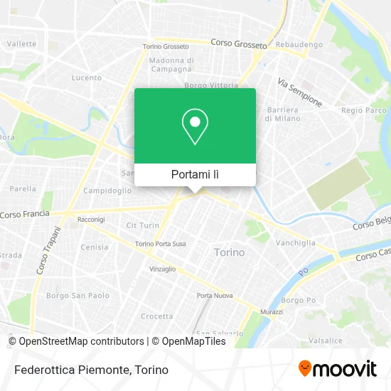 Mappa Federottica Piemonte