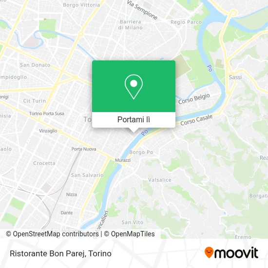 Mappa Ristorante Bon Parej