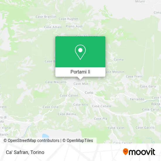 Mappa Ca' Safran