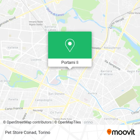 Mappa Pet Store Conad