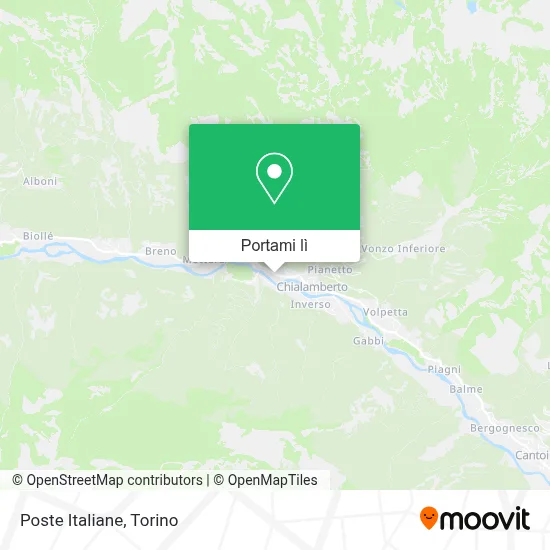 Mappa Poste Italiane