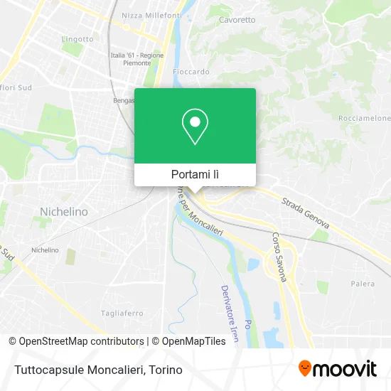 Mappa Tuttocapsule Moncalieri