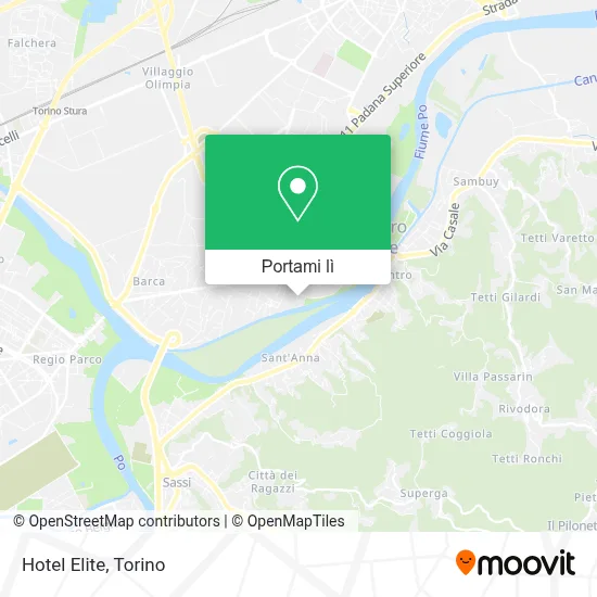 Mappa Hotel Elite