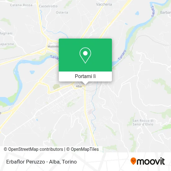 Mappa Erbaflor Peruzzo - Alba