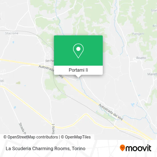 Mappa La Scuderia Charming Rooms