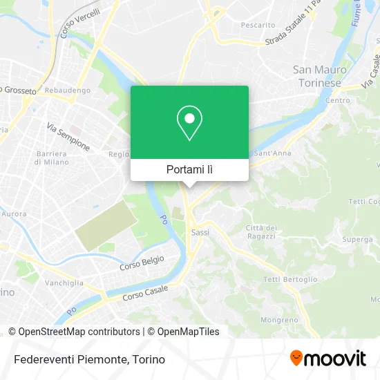 Mappa Federeventi Piemonte