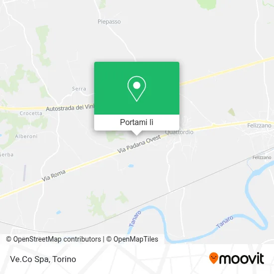 Mappa Ve.Co Spa