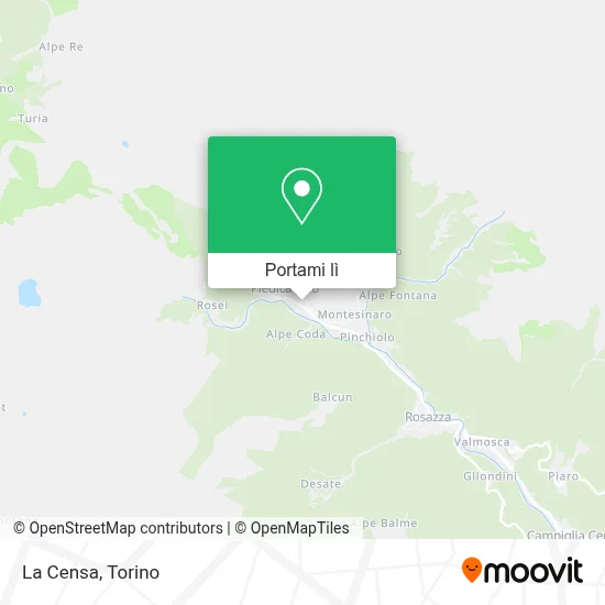 Mappa La Censa