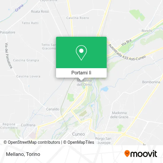 Mappa Mellano