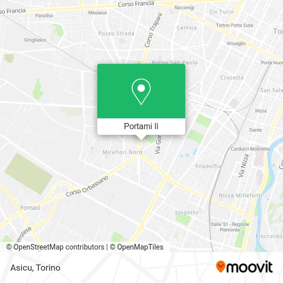 Mappa Asicu