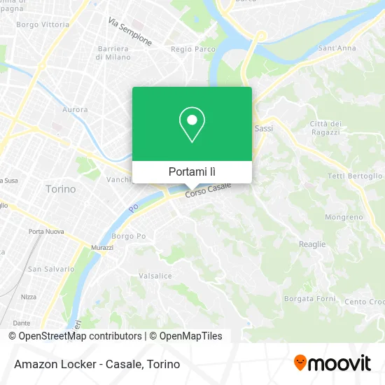 Mappa Amazon Locker - Casale