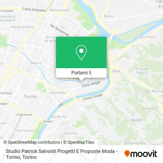 Mappa Studio Patrick Salvoldi Progetti E Proposte Moda - Torino