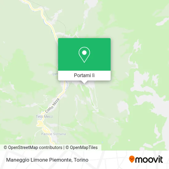 Mappa Maneggio Limone Piemonte