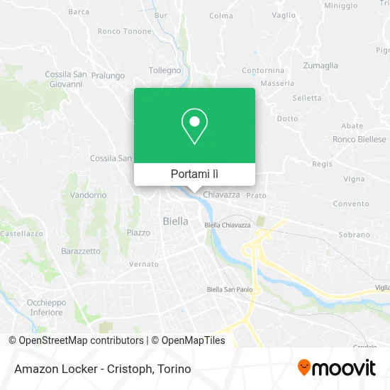 Mappa Amazon Locker - Cristoph