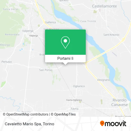 Mappa Cavaletto Mario Spa