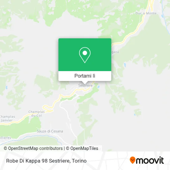 Mappa Robe Di Kappa 98 Sestriere