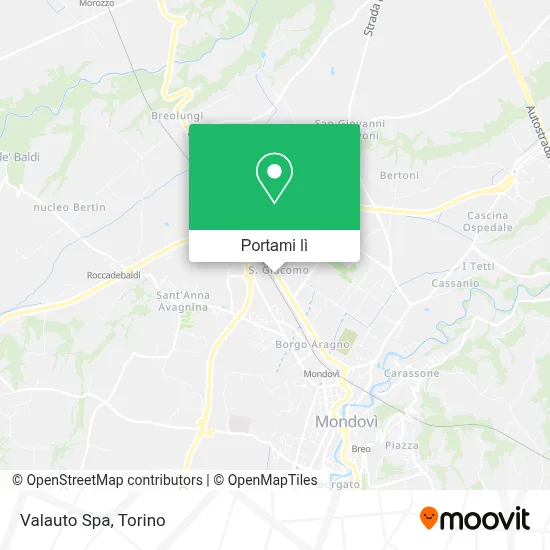 Mappa Valauto Spa
