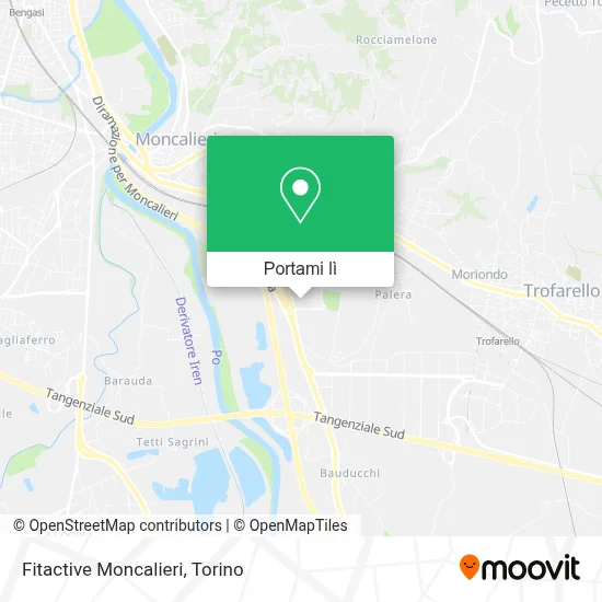 Mappa Fitactive Moncalieri