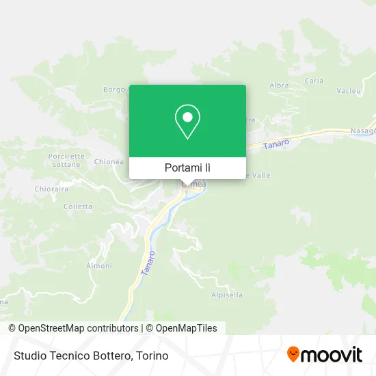 Mappa Studio Tecnico Bottero