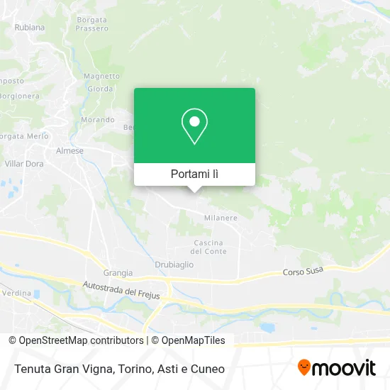Mappa Tenuta Gran Vigna
