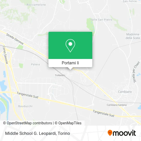 Mappa Middle School G. Leopardi