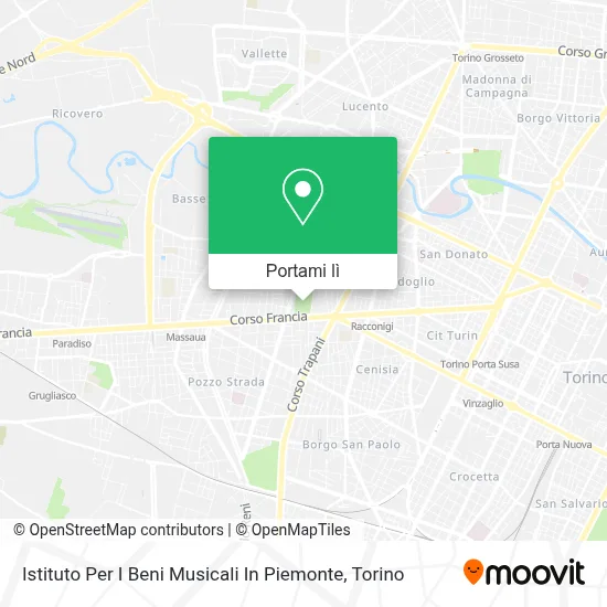 Mappa Istituto Per I Beni Musicali In Piemonte