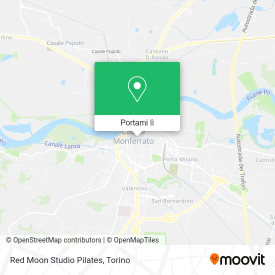 Mappa Red Moon Studio Pilates