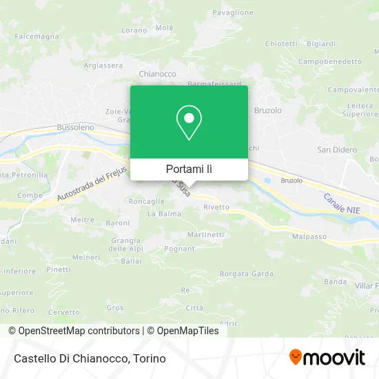 Mappa Castello Di Chianocco