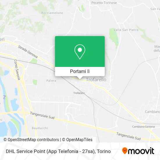 Mappa DHL Service Point (App Telefonia - 27sa)