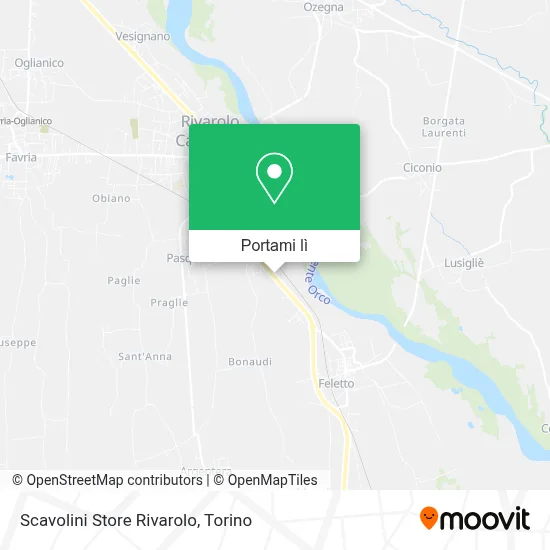 Mappa Scavolini Store Rivarolo