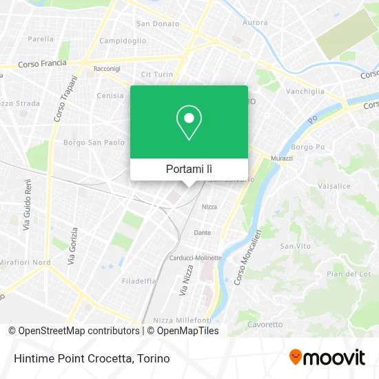 Mappa Hintime Point Crocetta