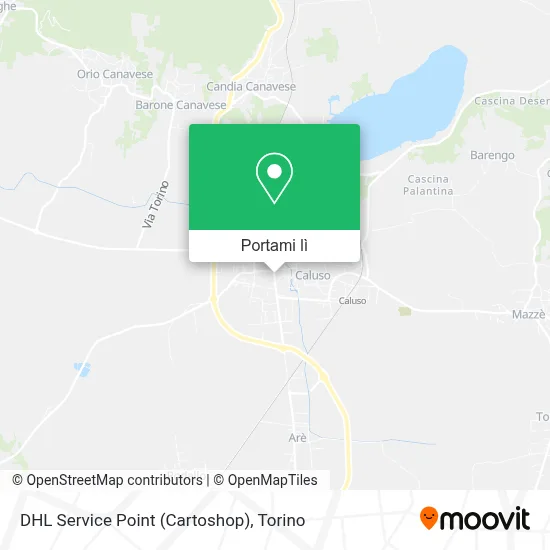 Mappa DHL Service Point (Cartoshop)