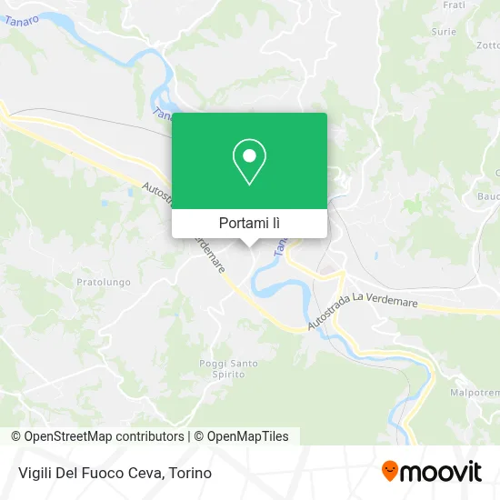 Mappa Vigili Del Fuoco Ceva
