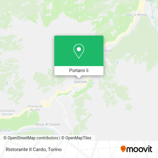 Mappa Ristorante Il Cardo