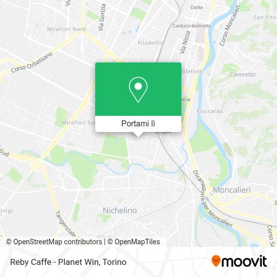 Mappa Reby Caffe - Planet Win