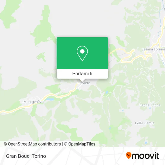 Mappa Gran Bouc