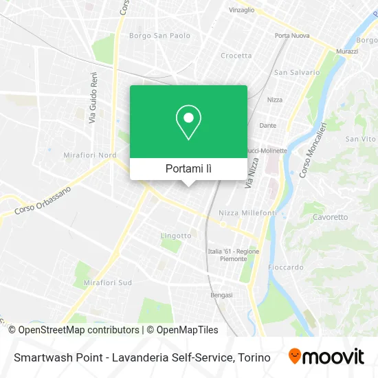 Mappa Smartwash Point - Lavanderia Self-Service