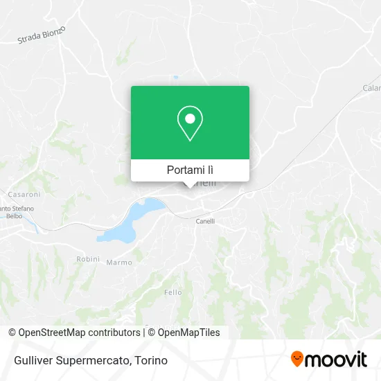 Mappa Gulliver Supermercato