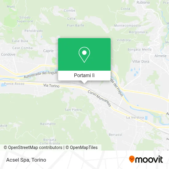 Mappa Acsel Spa