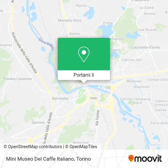 Mappa Mini Museo Del Caffe Italiano